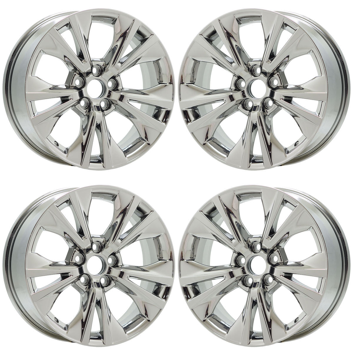 18" Toyota Highlander Chrome Bright wheels rims OEM set 4 75162 EXCHANGE